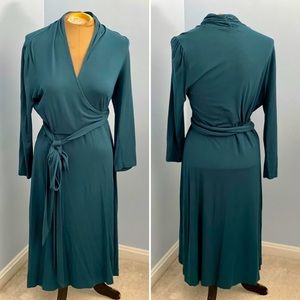 Banana Republic stretch faux wrap dress